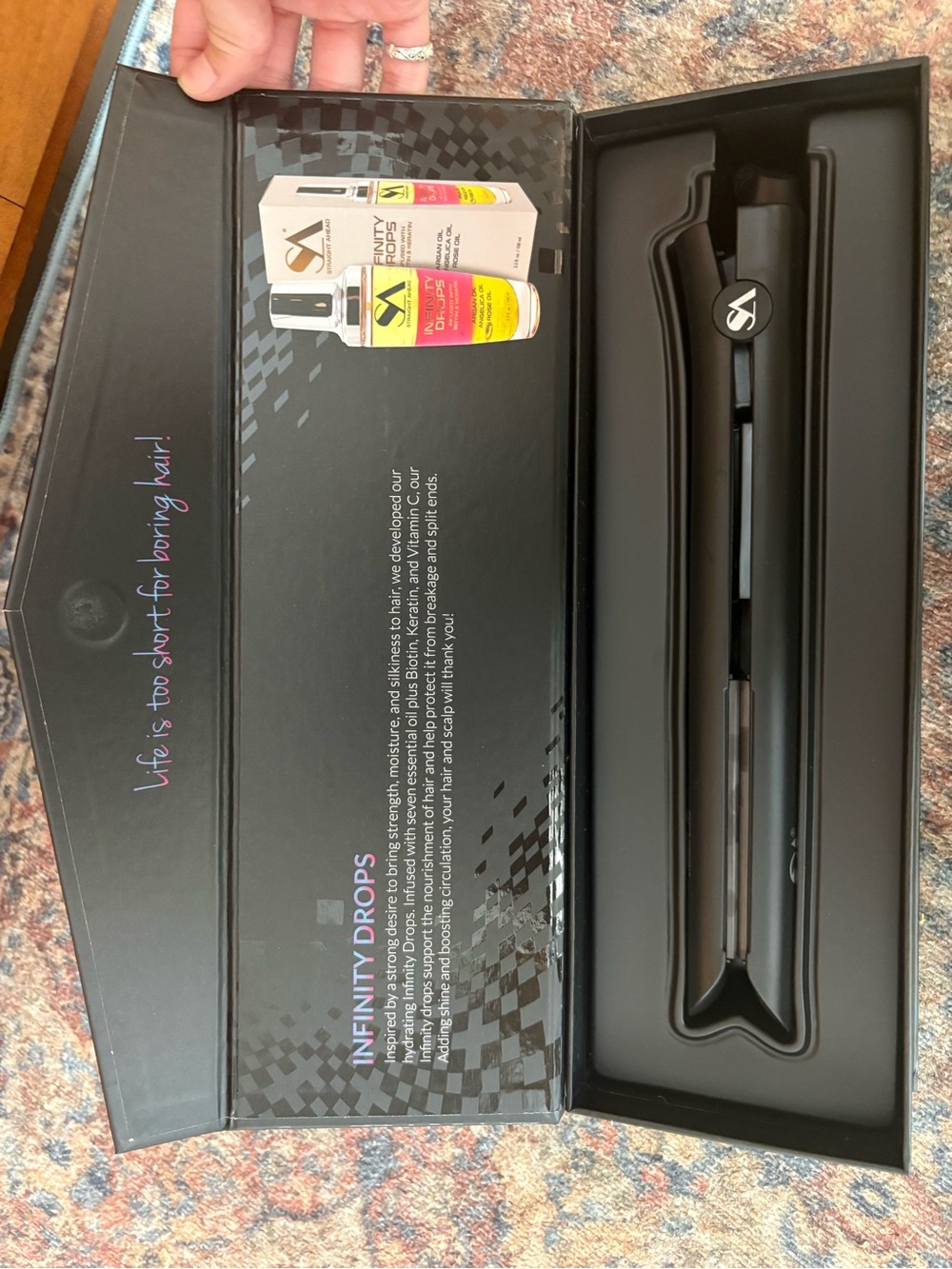 Bionic Pro Straight Ahead Gold Collection hair straightener